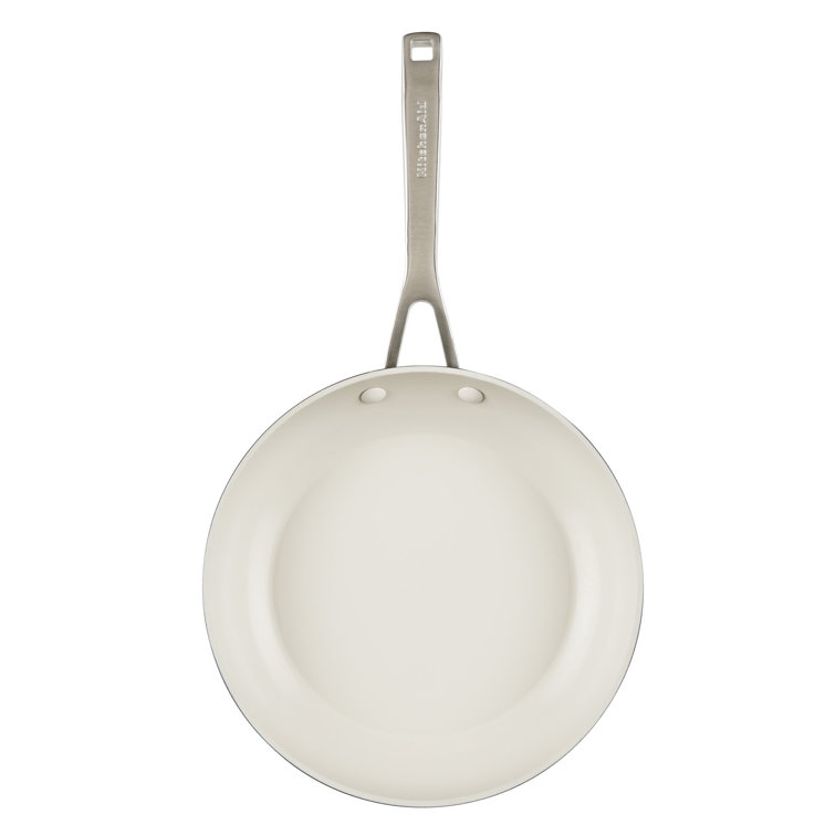 Matte Black 10-Inch Aluminum Ceramic Nonstick Frying Pan