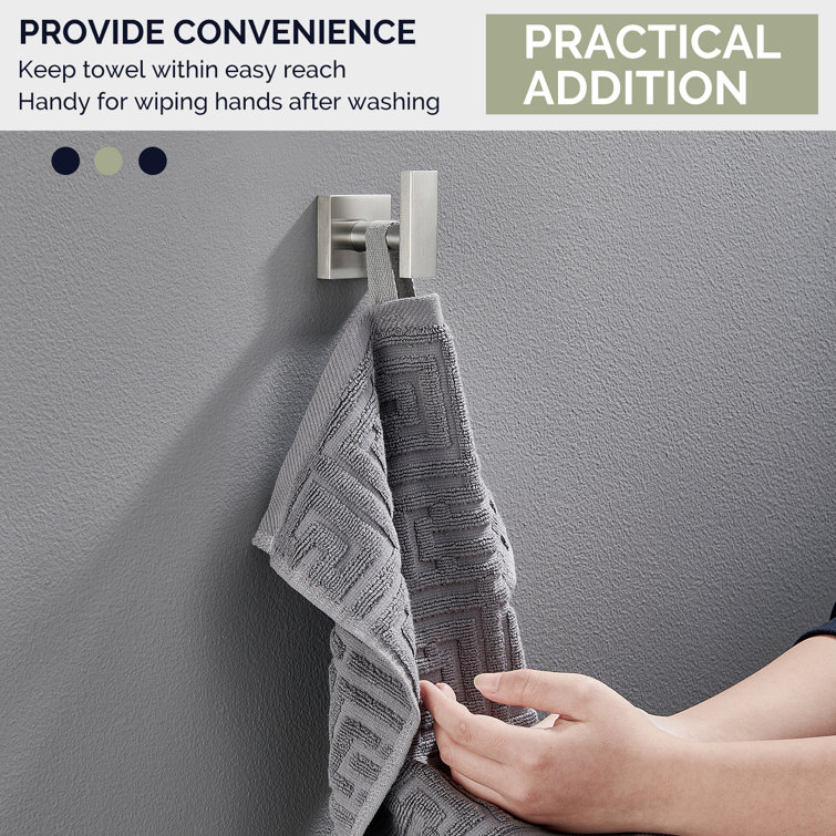 Brushed Nickel Stainless Steel Wall Mounted Towel Hook