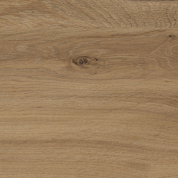 Matheus Round Reclaimed Oak End Table with Cutout Design