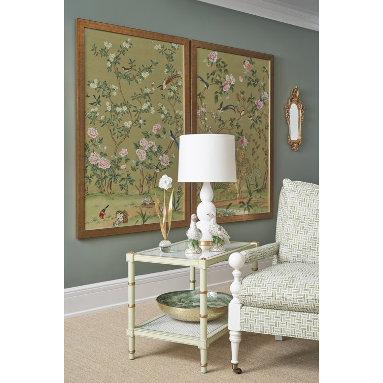 Edgedale Traditional Green Panel Wall Art 64" x 44"