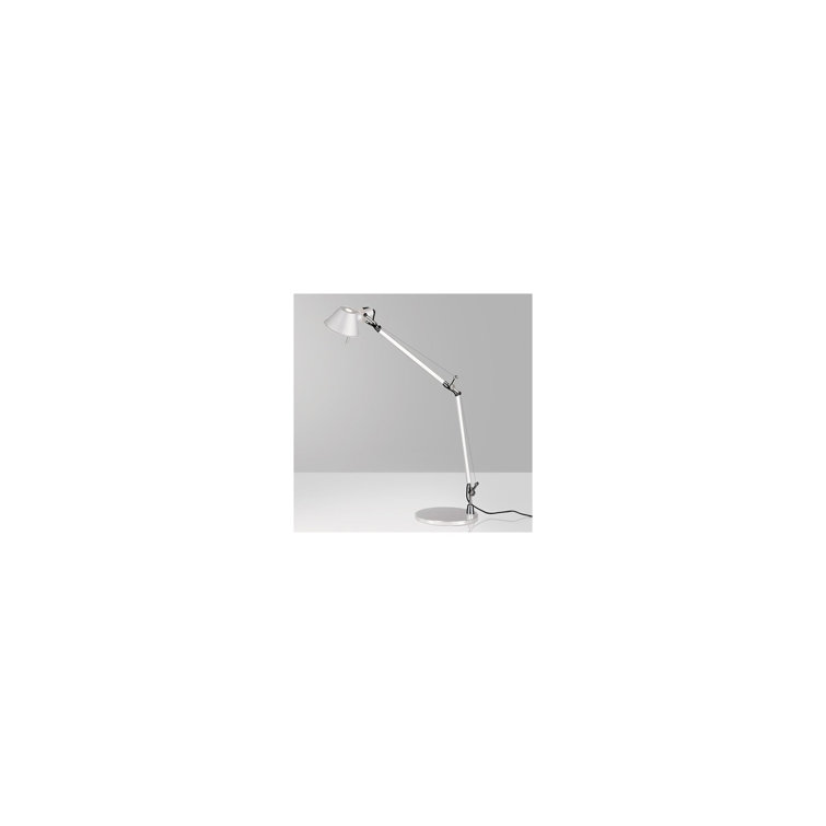 White Adjustable Mini Clip-on Table Lamp