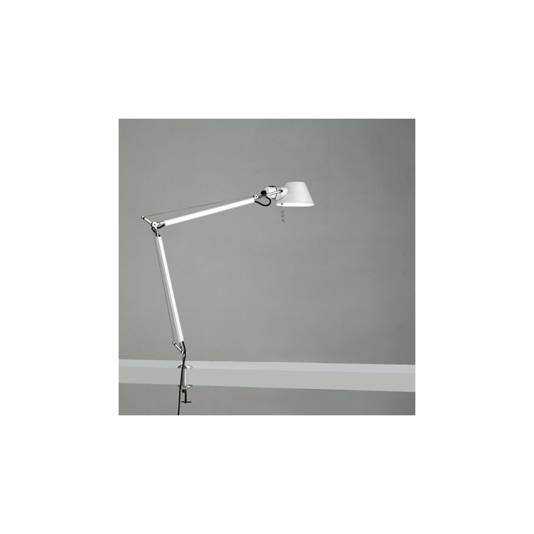 White Adjustable Mini Clip-on Table Lamp