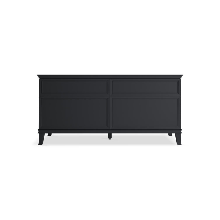 Slate Grey 72-Inch Solid Wood Freestanding Bathroom Vanity Cabinet