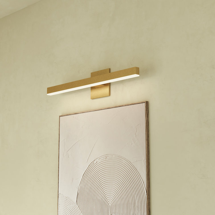 White Aluminum 23" Dimmable LED Bath Bar