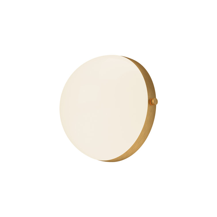Gold and White Modern Dimmable LED Wall Sconce