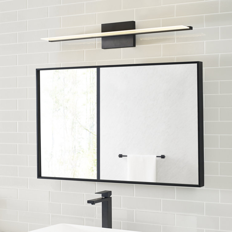 Modern Brass and Acrylic Dimmable LED Vanity Light