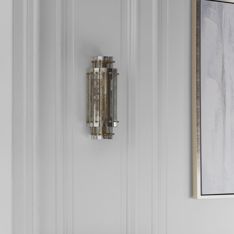 Cadence Antique Brass 14.5" Dimmable LED Wall Sconce