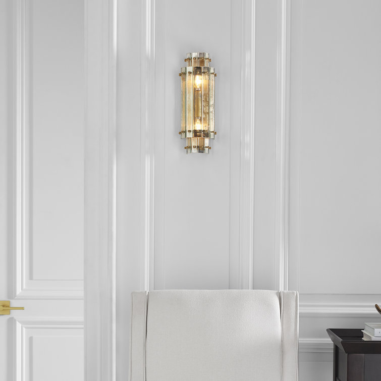 Cadence Antique Brass 14.5" Dimmable LED Wall Sconce