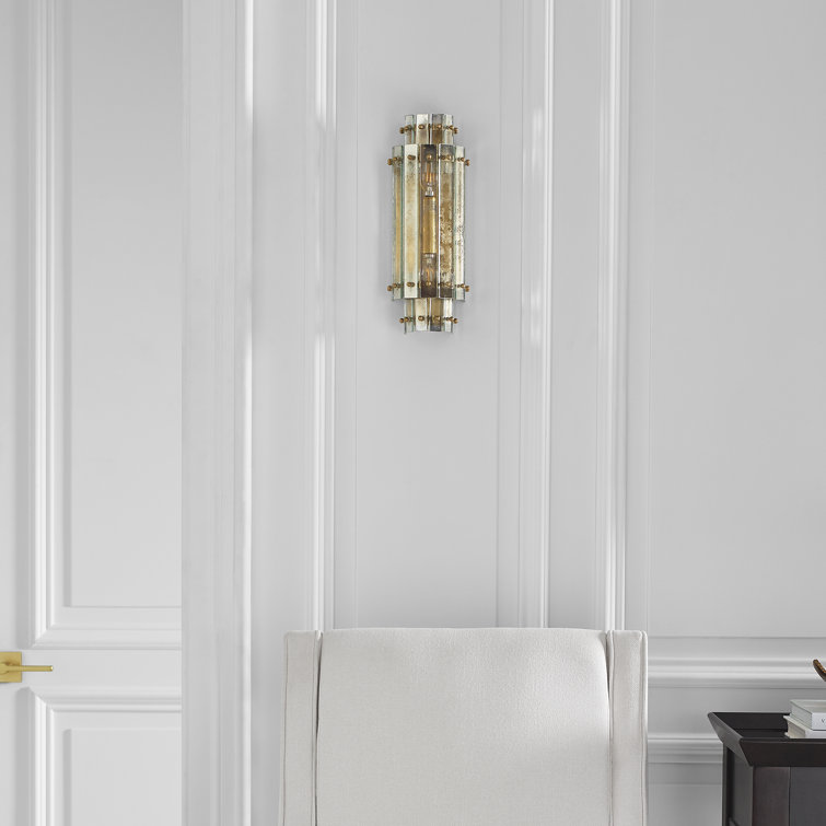 Cadence Antique Brass 14.5" Dimmable LED Wall Sconce