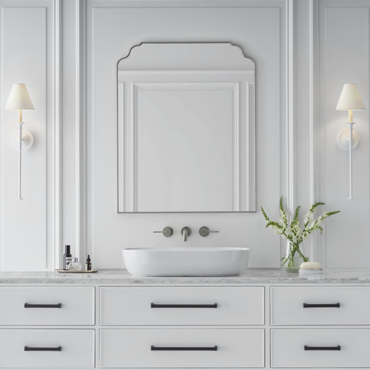 Piaf Plaster White Dimmable Iron LED Wall Sconce