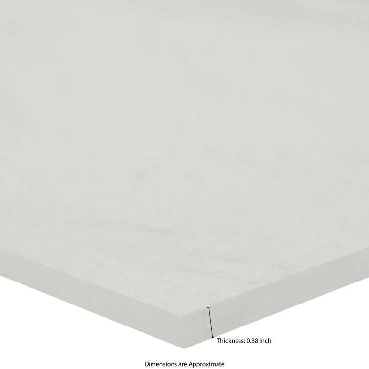 Durban White Polished Porcelain 12" x 24" Wall & Floor Tile