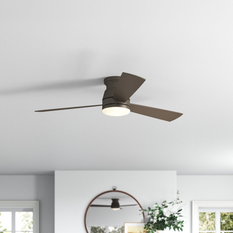 52'' Metallic Matte Bronze Smart Ceiling Fan with LED Light