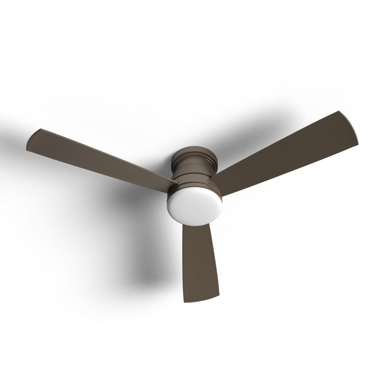 52'' Metallic Matte Bronze Smart Ceiling Fan with LED Light