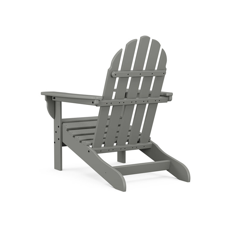 Stepping Stone Gray HDPE Cape Cod Adirondack Chair