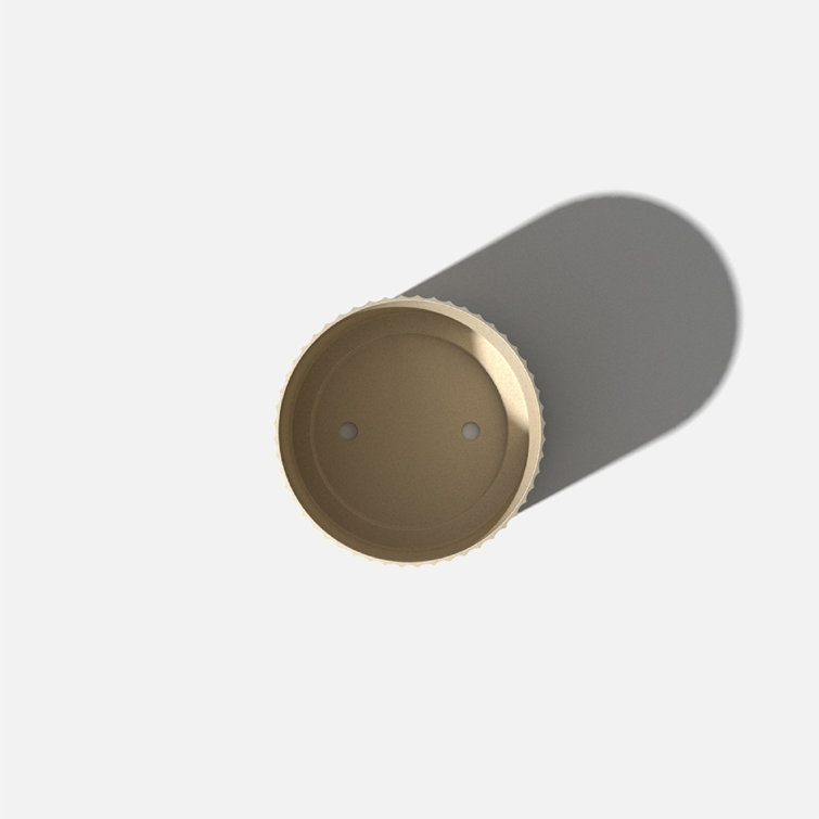 Sand Textured Plastic-Stone Composite Round Planter Set