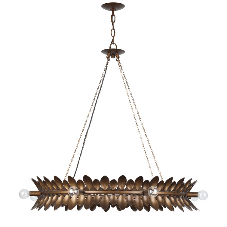 Heiress Patinated Bronze 8-Light Candle Chandelier