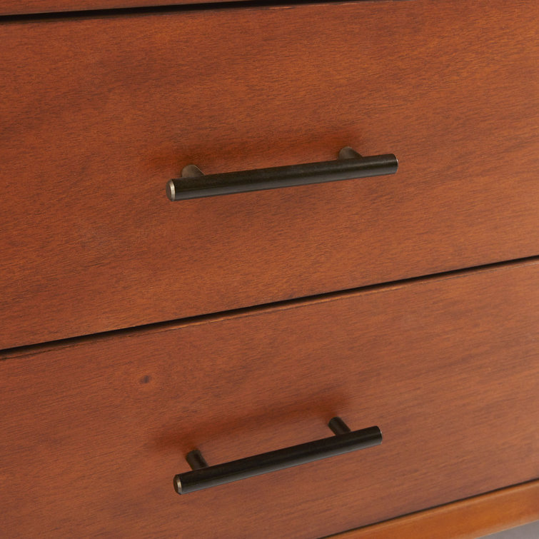 Flynn Transitional Mid-Century 58" Brown Mahogany Sideboard