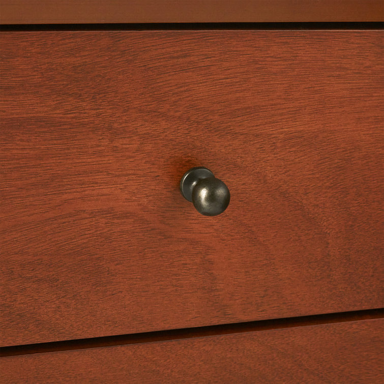 Acorn Brown 40" Mahogany Solid Wood Mid-Century Accent Cabinet