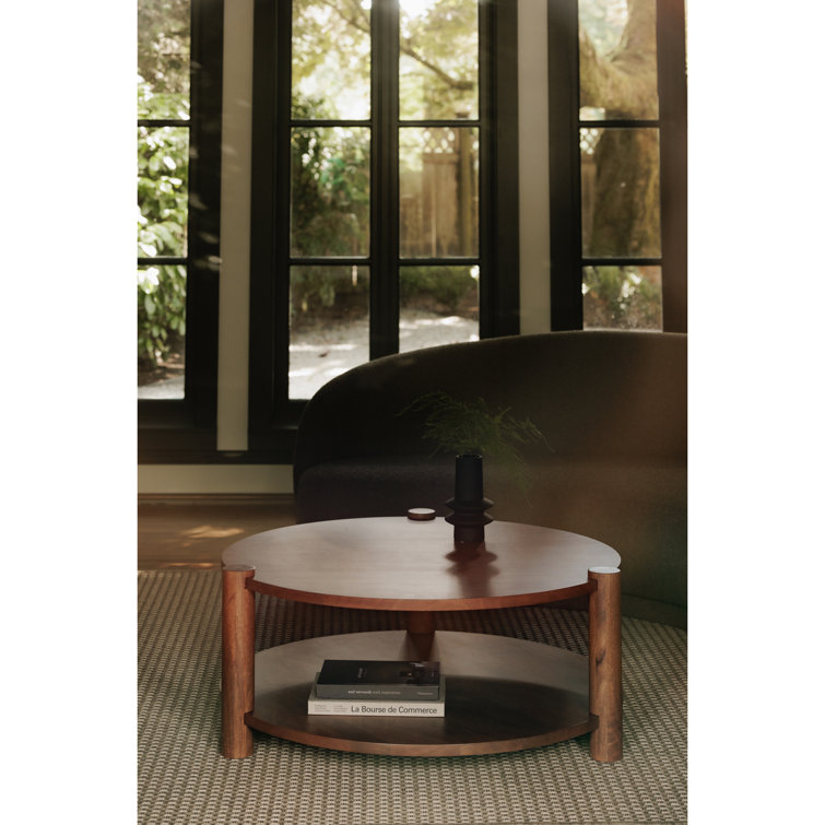 Algiers Warm Brown Solid Mango Wood Coffee Table