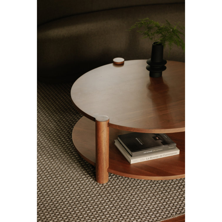 Algiers Warm Brown Solid Mango Wood Coffee Table