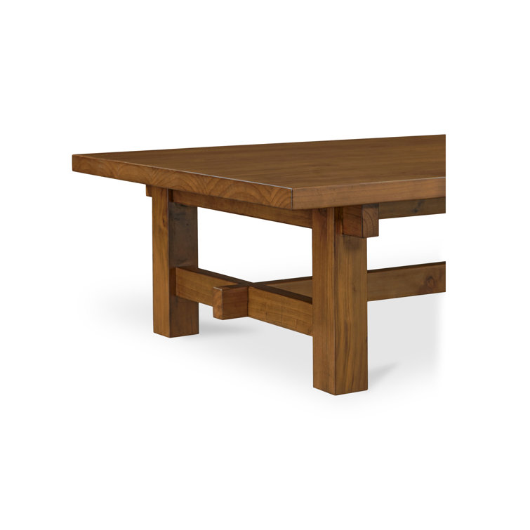 Octavia Solid Pine Wood Rectangular Coffee Table