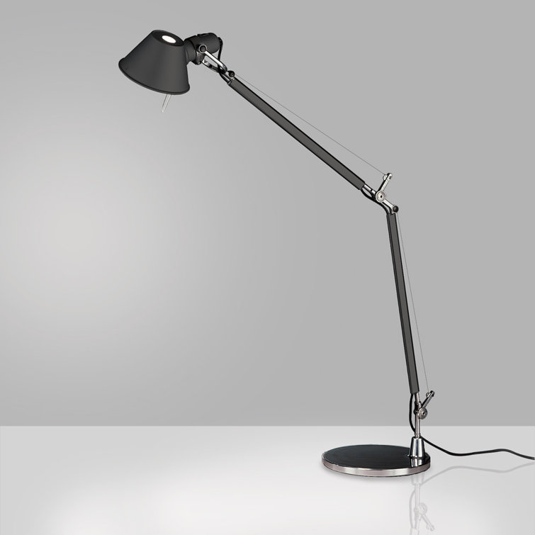 White Adjustable Mini Clip-on Table Lamp