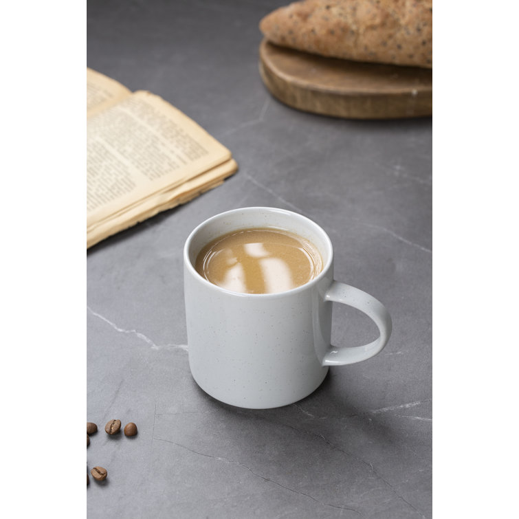 Lior Multicolor Ceramic 14oz Coffee Mug Set