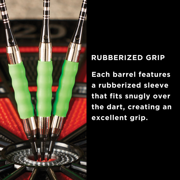 Viper Sure Grip Green Nickel Silver Soft Tip Darts Set