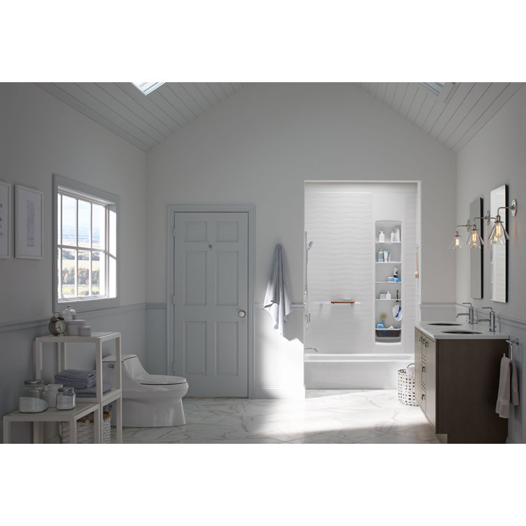 Aspen Green Cast Iron Alcove Bathtub with Left Drain