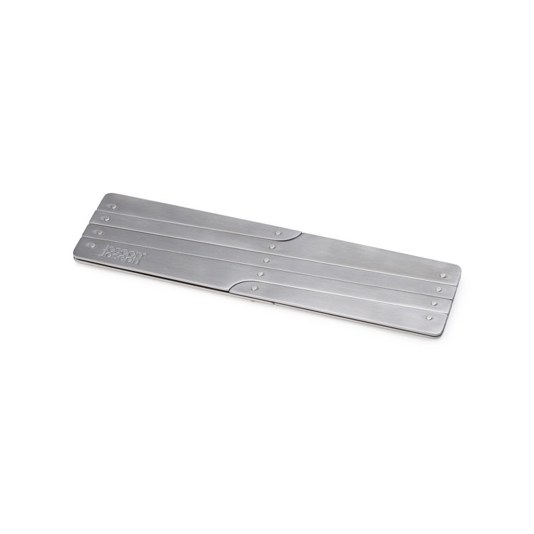 Expandable Silver Stainless Steel Rectangle Trivet