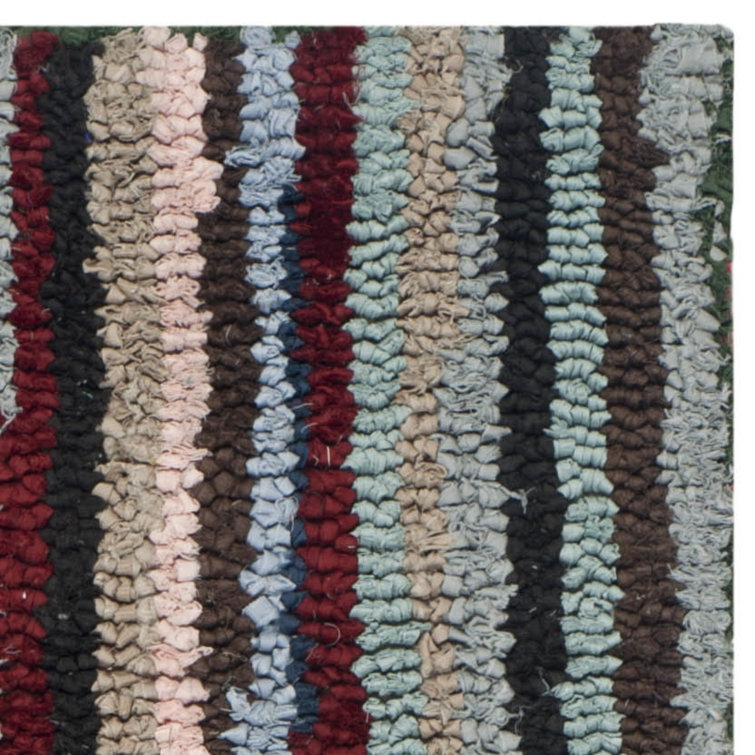Multicolor Hand-Tufted Wool and Cotton 6' x 9' Area Rug