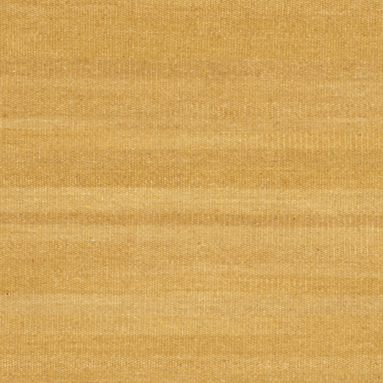 Hand-Woven Rust Wool 5' x 8' Reversible Area Rug