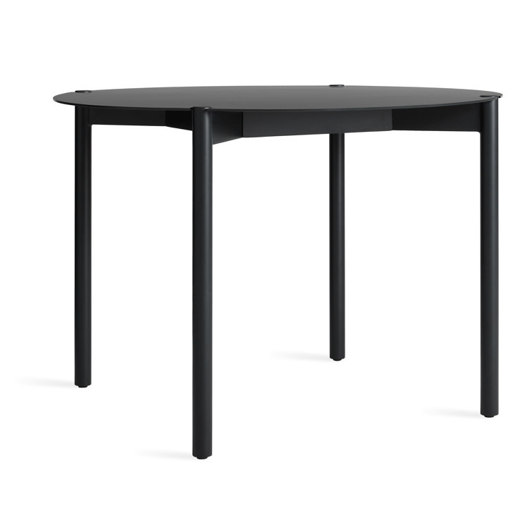 Oblivion Black Round Metal Dining Table