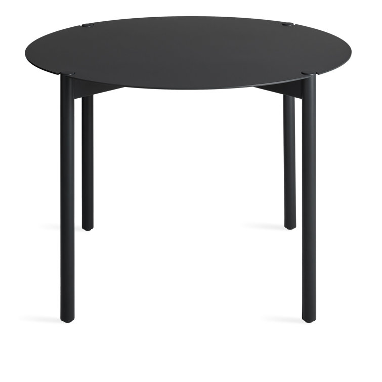 Oblivion Black Round Metal Dining Table