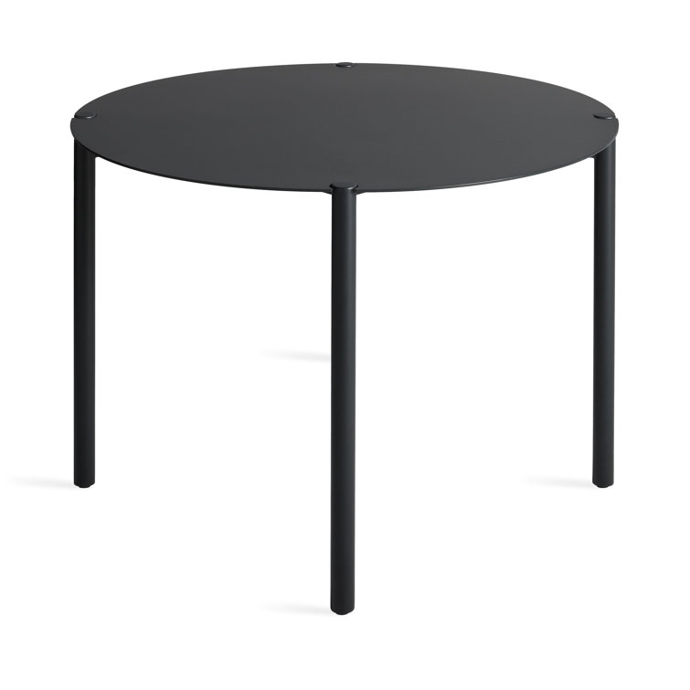 Oblivion Black Round Metal Dining Table