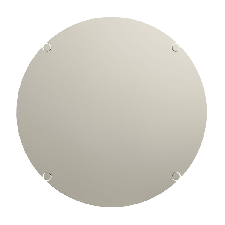 Putty Round Contemporary Metal Dining Table