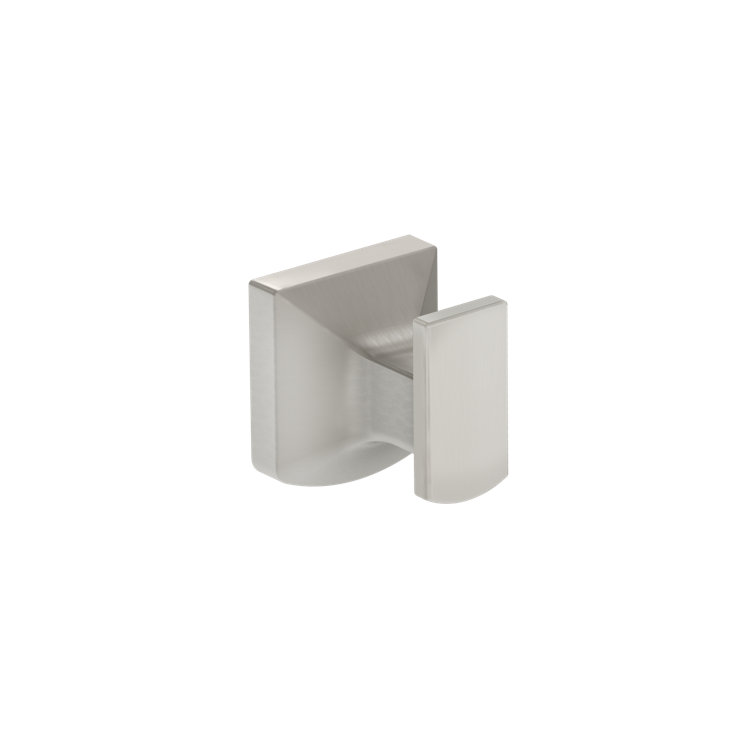 Satin Nickel Square Wall Mounted Robe Hook