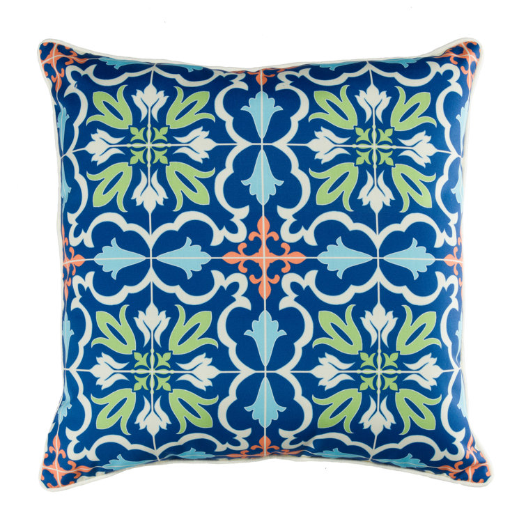 Antica Multi 20" UV-Resistant Acrylic Outdoor Pillow Cover