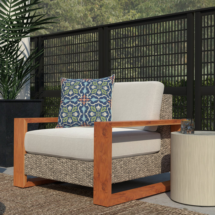 Antica Multi 20" UV-Resistant Acrylic Outdoor Pillow Cover