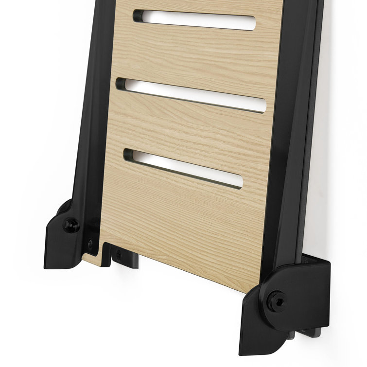 Slimline Teak Folding Wall Mount Shower Bench Seat
