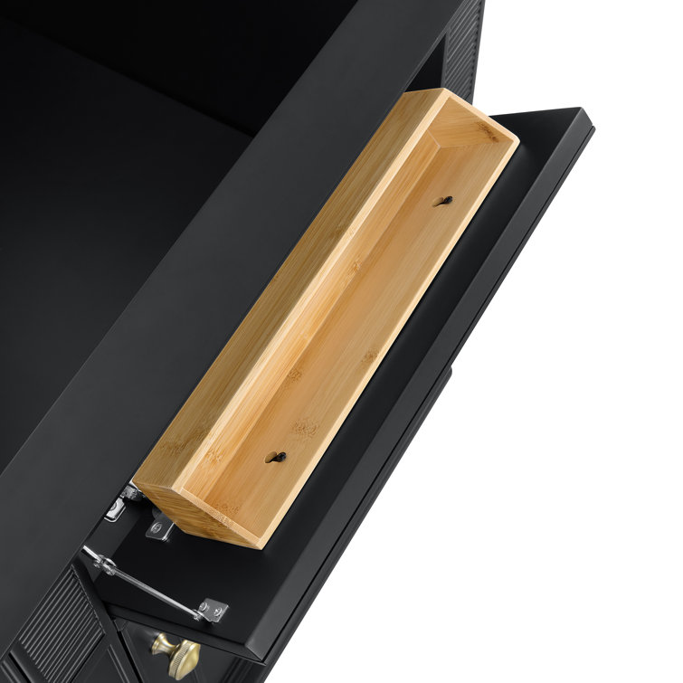 Lorelai 60" Black Onyx Double Freestanding Vanity Base