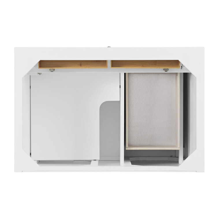 Lorelai 36" Bright White Plywood Single Vanity