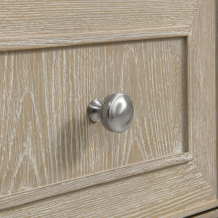 Lorelai 36" Whitewashed Oak Single Vanity with Victorian Silver Quartz Top
