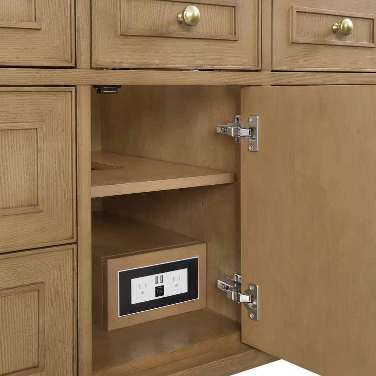 Lorelai 48" Light Natural Oak Single Vanity Base
