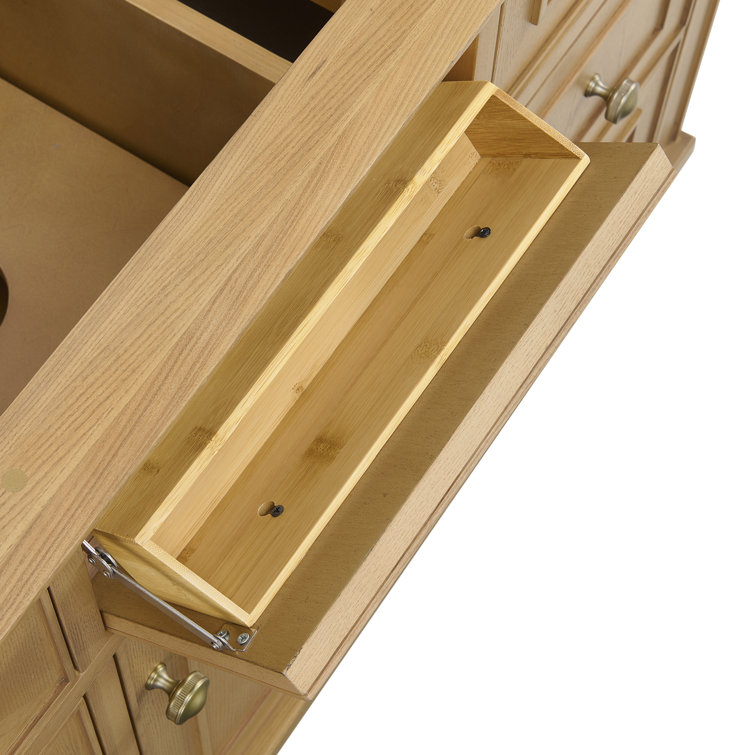Lorelai 48" Light Natural Oak Single Vanity Base
