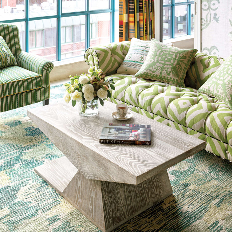 Green and Blue Handmade Wool Rectangular 9' x 12' Rug