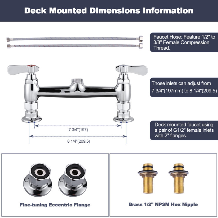 Polished Chrome Triple Handle Pull Down Kitchen Faucet