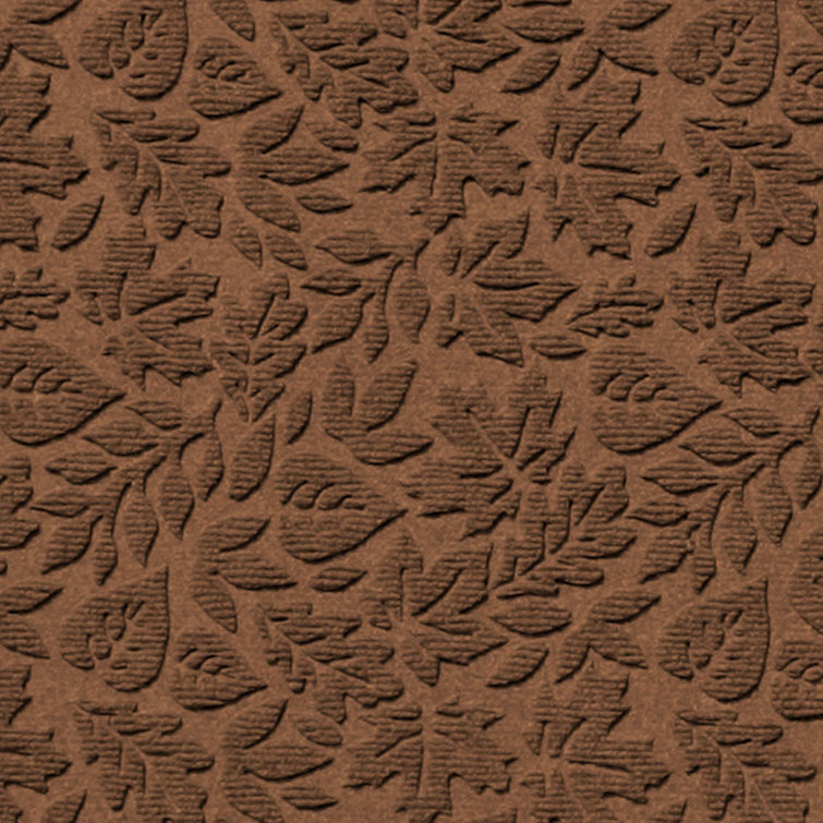 Dark Brown Rubber Outdoor Fall Day Door Mat