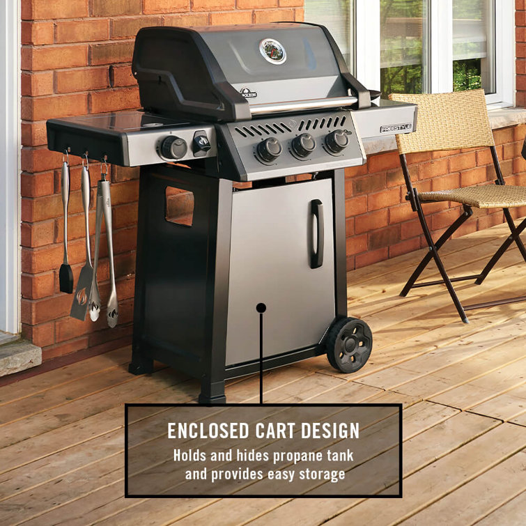 Napoleon Freestyle 365 Graphite Grey Propane Gas Grill with Stainless Steel Burners