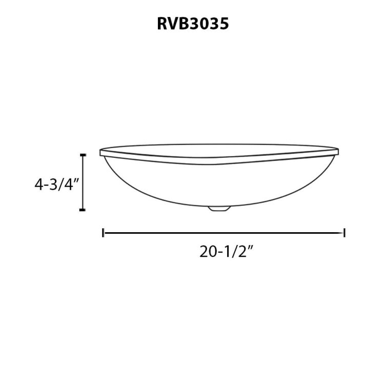 Murano 20.5'' Spira Luxe Pearl White Glass Vessel Sink